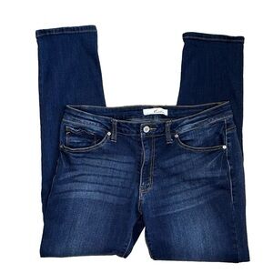 Kancan Denim Skinny Jeans W15 31 Stretch Midrise Med Wash Timeless Classic Y2K